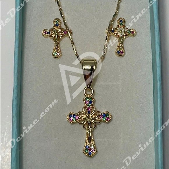 Cross Set (gold plated) - Picture 3 of 6